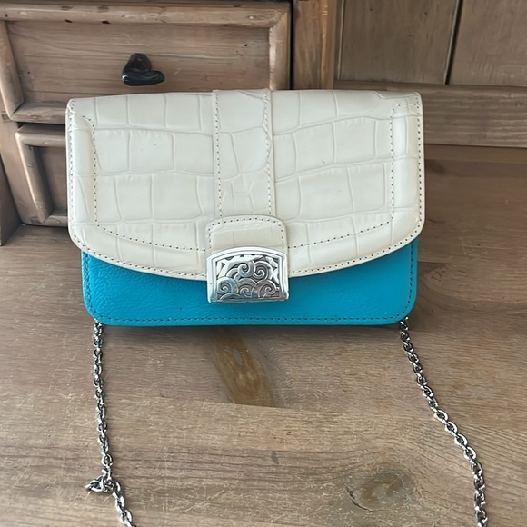 Brighton Ginger Snappy Mini Bag & 2 More Snappy Flaps Cerulean Blue Fashionista - Picture 4 of 13